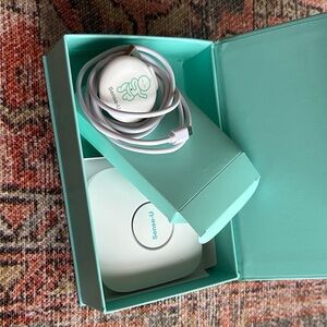 Baby Monitor with Mint Green Accents